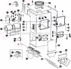 Part Location Diagram of 80390 US Stove Company 170 Deg F Snap Disc (high Limi